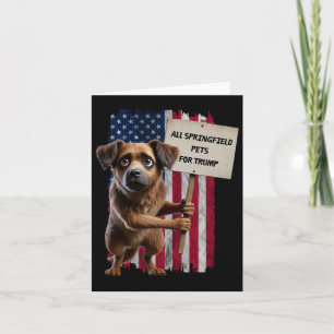 Carte Tous Les Chiens De Springfield Pour Trump Ils Mang