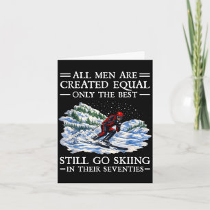 Carte Tous les hommes créés égaux font du ski dans leurs