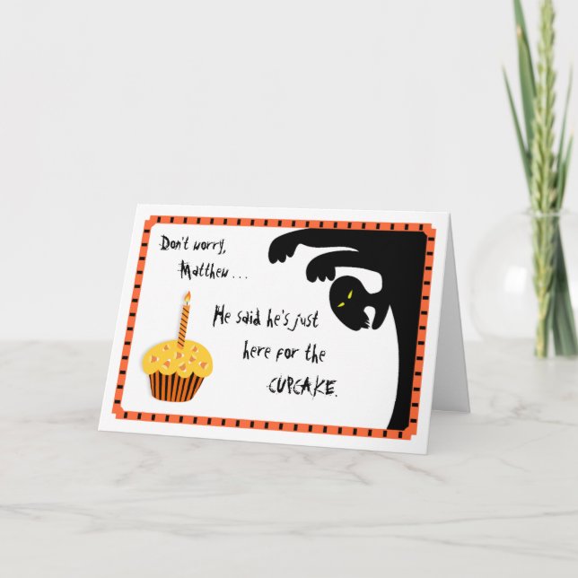 Carte Tous les traitements Joyeux Halloween Anniversaire (Devant)