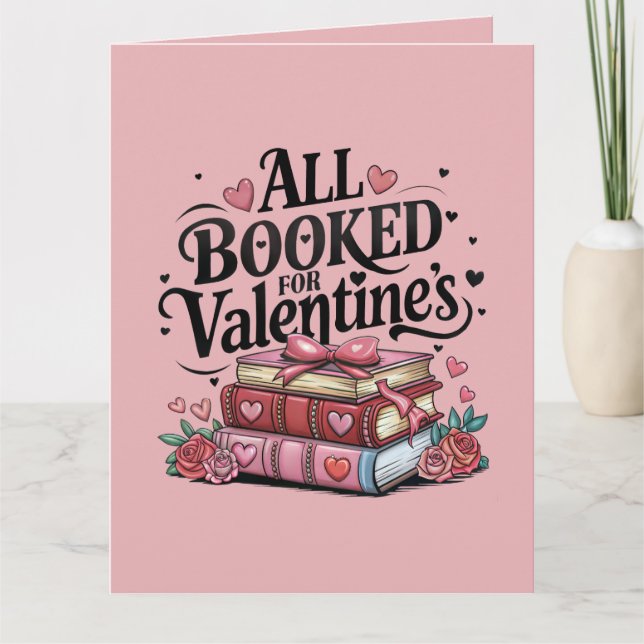 Carte Tous réservés pour la Saint-Valentin (Devant)