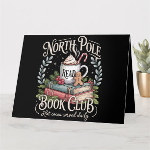 Carte Tous réservés pour Noël Coquette Xmas Book Club