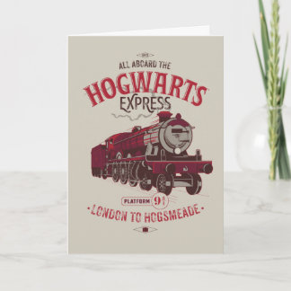 Carte Tout À Bord De L'Express Hogwarts