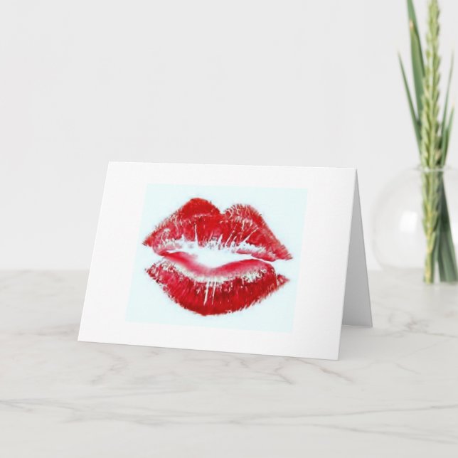 CARTE TOUT CE DONT JE PEUX PENSER, C'EST "T'EMBRASSER" (Devant)