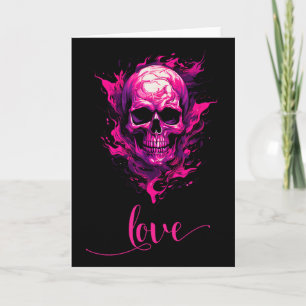 Carte Tout ce dont vous avez besoin est d'amour violet e