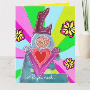 Carte Tout ce dont vous avez besoin….Partagez l'amour  