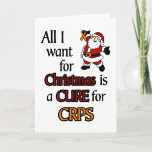 Carte Tout ce que je veux pour Noël/Carte Santa...CRPS