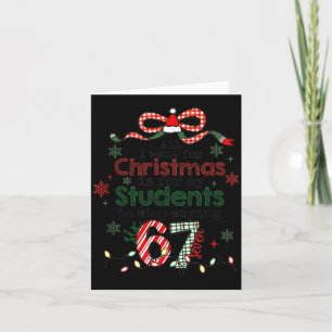 Carte Tout ce que je veux pour Noël, c'est que mes élève