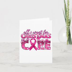 Carte Tout Ce Que Je Veux Pour Noël Est Un Cancer Du Sei