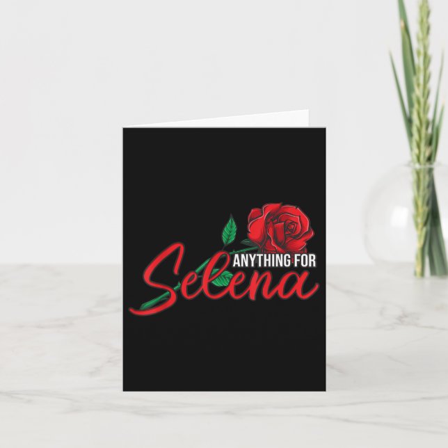 Carte Tout ce qui est Selenas, Roses, Reine de Tejano, V (Devant)