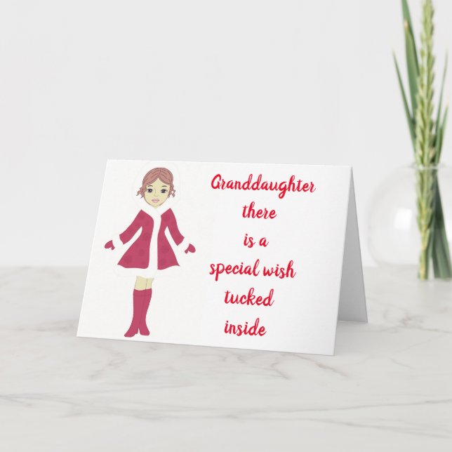 CARTE TOUT CE QUI VOUS REND HEUREUX **GRAND-FILLE** (Devant)