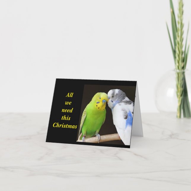 CARTE "TOUT CE QU'IL NOUS FAUT C'EST DU GUI" (Devant)