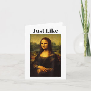 Carte Tout comme Mona Lisa _1