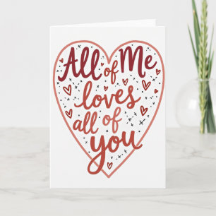 Carte Tout De Moi T'aime Tout De Toi