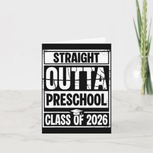 Carte Tout droit sorti de la classe de fin d'études prés