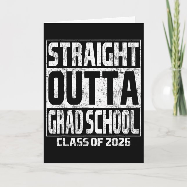 Carte Tout droit sorti de l'école supérieure promotion 2 (Devant)