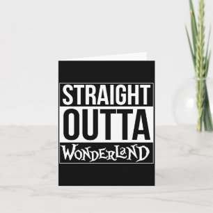 Carte Tout droit sorti de Wonderland Mad Hatter manches
