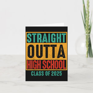 Carte Tout droit sorti du lycée promotion 2025