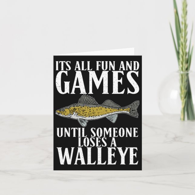 Carte Tout Est Amusant Jusqu'À Ce Que Quelqu'Un Perde Un (Devant)