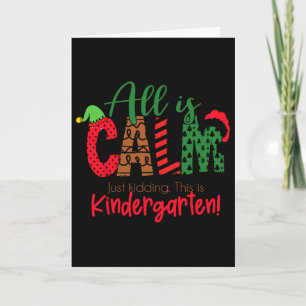 Carte Tout est calme, blague à part, c'est Noël de mater