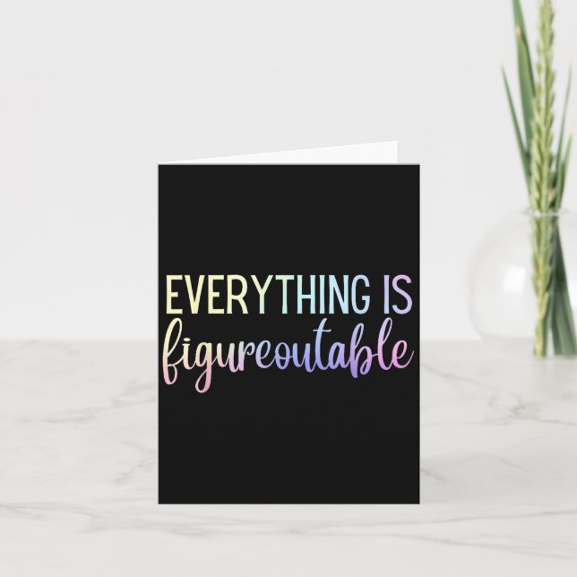 Carte Tout est Figurable Motivation de l'enseignant - (Devant)