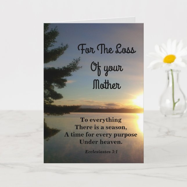 Carte Tout Il Y A Une Saison Mère Sympathie (Petite plante)