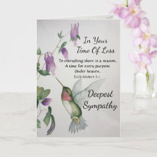 Carte Tout Il Y A Une Saison Sympathie Religieuse