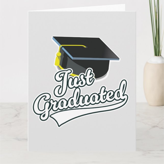 Carte Tout juste diplômé !  (Devant)