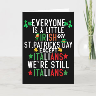 Carte Tout le monde est un peu irlandais à la St Patrick