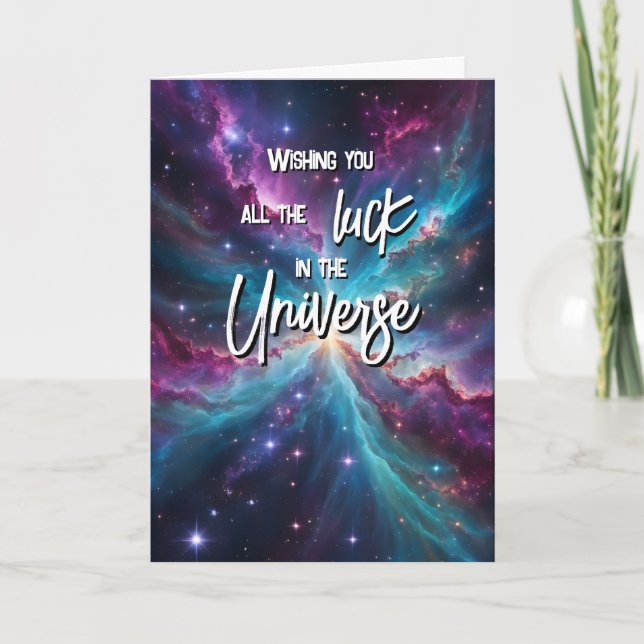 Carte tout l'univers de chance Good Luck examens GCSE SA (Devant)