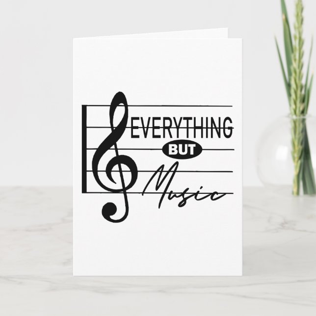 CARTE TOUT MAIS LA MUSIQUE (Devant)