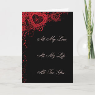 Carte Tout mon amour, toute ma vie, tout pour toi