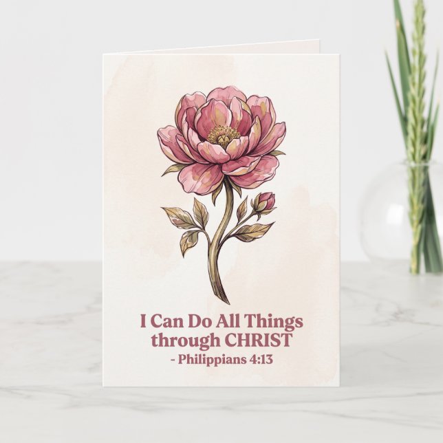 Carte Tout par Christ (Devant)