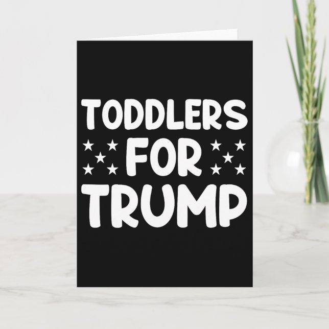 Carte Tout-petits pour Trump Élection du président améri (Devant)