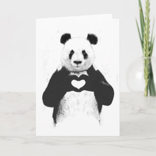 Carte Tout que vous avez besoin est amour