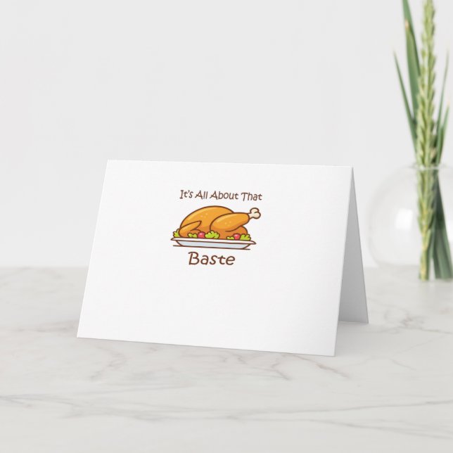 Carte Tout Sur Ce Baste (Thanksgiving) Tendance (Devant)