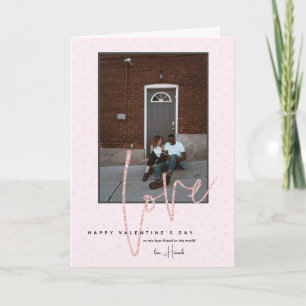 Carte Toute couleur   Joyuse Saint-Valentin Photo