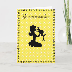 Carte Toute Occasion Frog Princess Grey Card