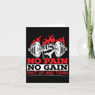 Carte Toutes Douleur Pas Gains Gym Poids Bodybuilding F