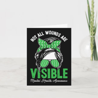 Carte Toutes les blessures ne sont pas visibles Messy Bu