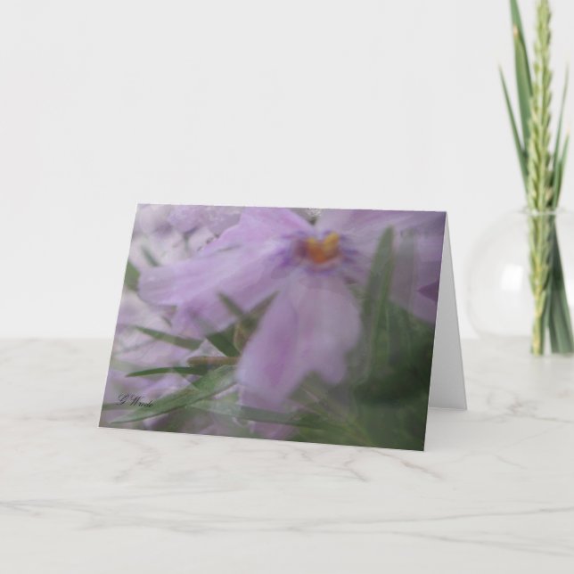 Carte Toutes les fleurs Carte-Soyeuses de salutation de (Devant)