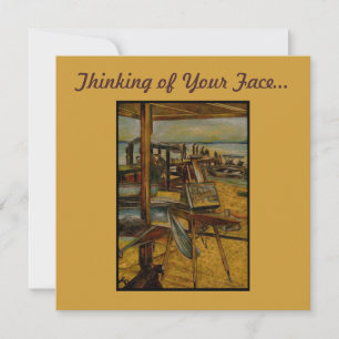 Carte Toutes les grandes peintures commencent par une se