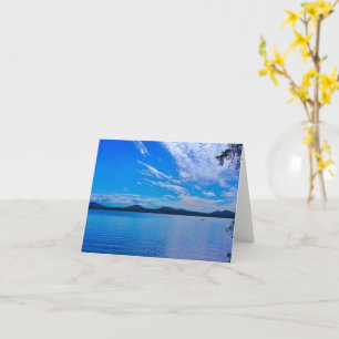 Carte toutes les occasions, vierge à l'intérieur, belle 