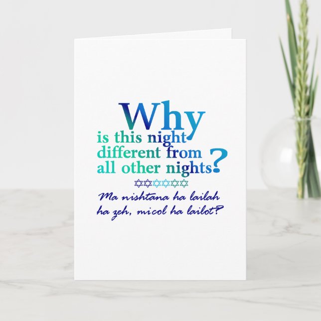 Carte Toutes les quatre questions (Devant)