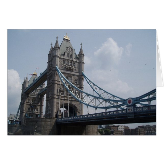 Carte Tower Bridge London (Devant horizontal)