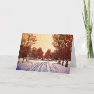 Carte Traces dans la neige