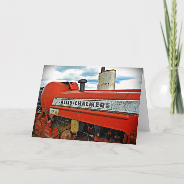 Carte Tracteur d'Allis Chalmers (Devant)