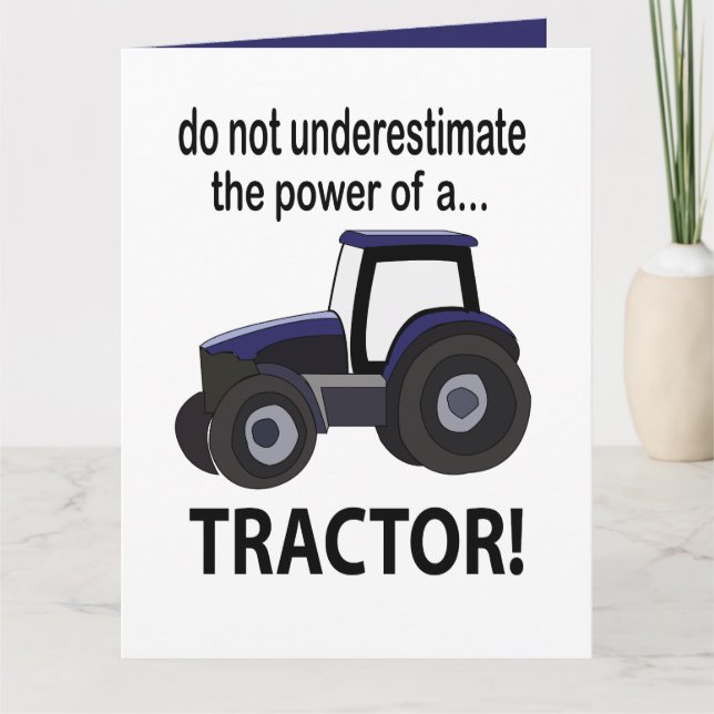 Carte Tracteur Puissance Tracteur (Devant)
