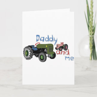Carte Tracteurs filles Daddy et Me