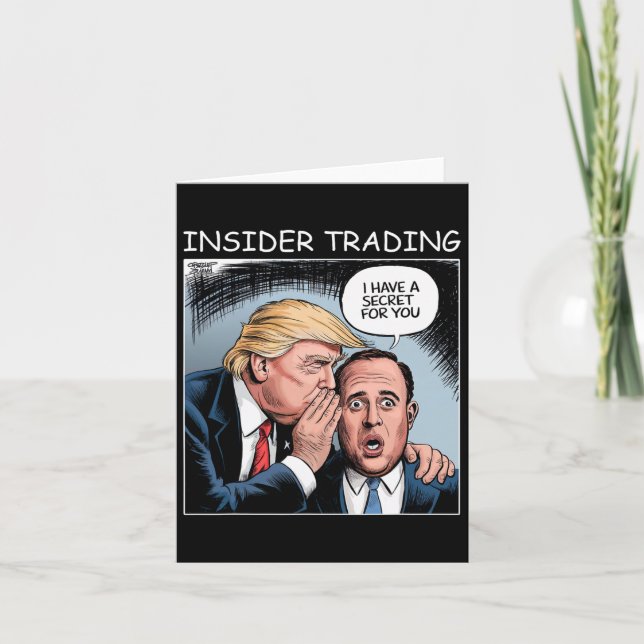 Carte Trading Trump - Drôle (Devant)
