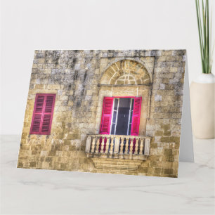 Carte Traditionnel Maltese House Mdina Malta